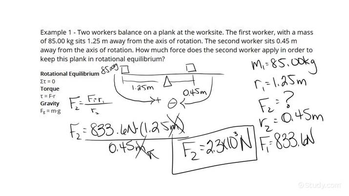 Solving For An Unknown Force Using Equilibrium In Dimension Physics