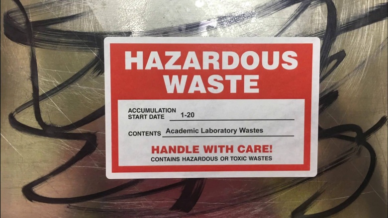 Custom Hazardous Waste Labels