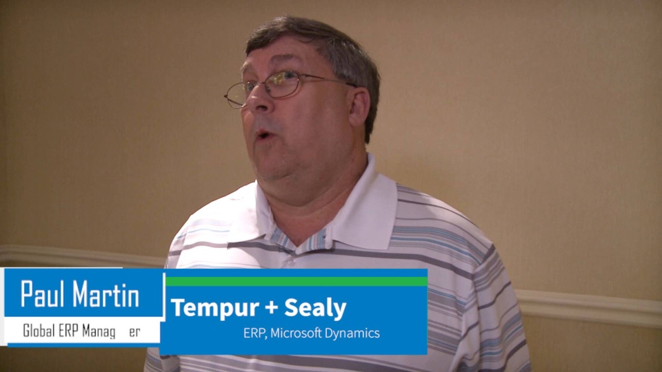 Tempur Sealy - Customer Success Story (Paul Martin - Global ERP Manager)