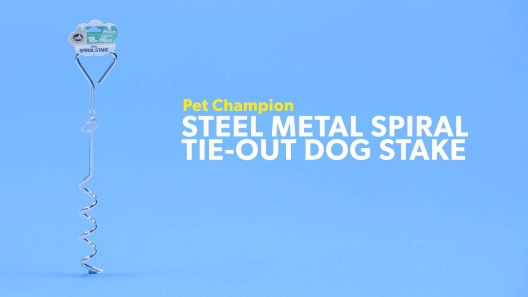 Pet Champion Steel Metal Dome Tie-Out Dog Stake