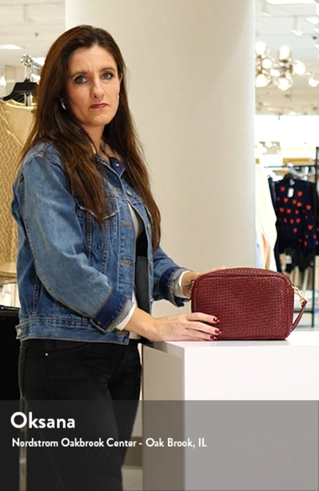 Clare V. Marisol Diagonal Woven Bag