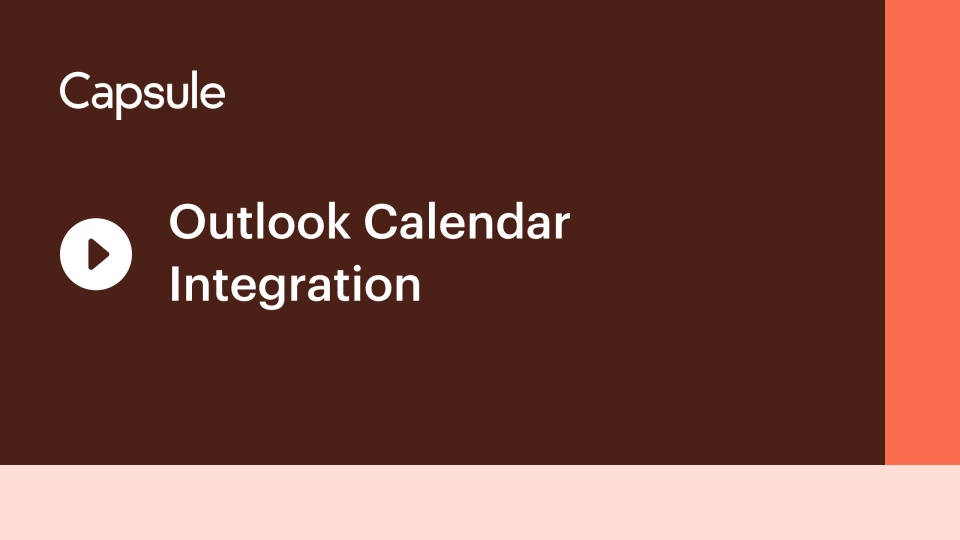 Integración con el calendario de Outlook