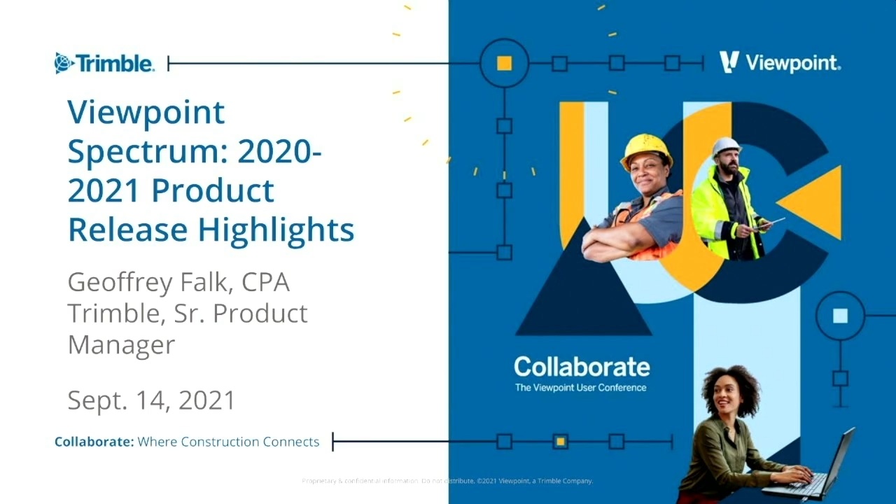 Spectrum Trimble Construction One & Spectrum 20202021 Product