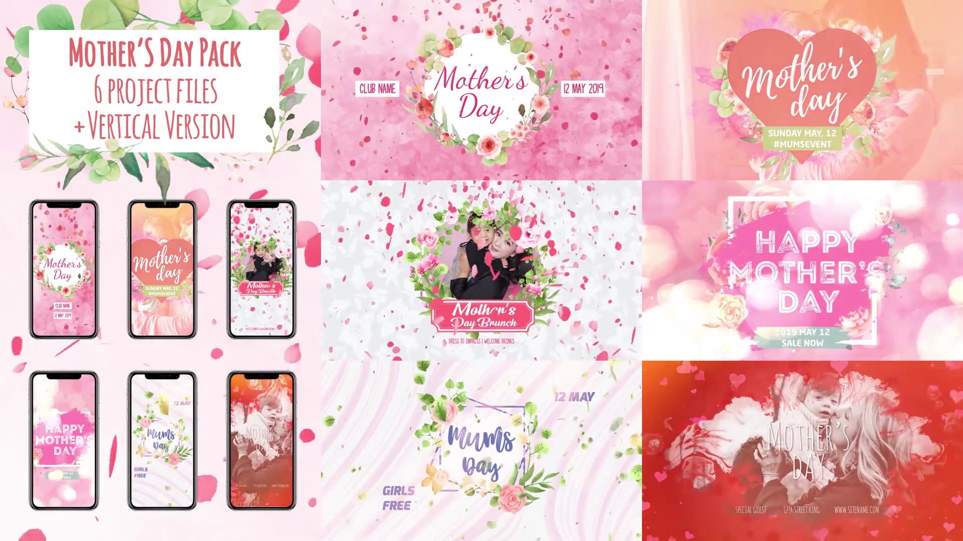 mother day after effects template free download