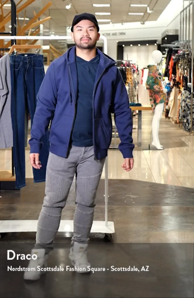 【関税込み】Carhartt Work In Progress ブルー Chase フーディ Carhartt Work In Progress Chase Cotton Blend Zip-Up Hoodie