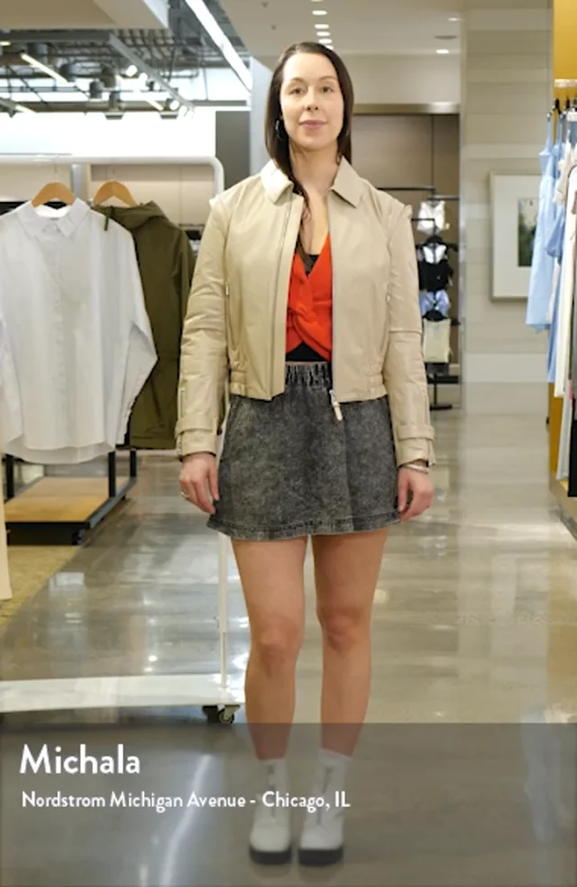 Mackage Amoree 2-in-1 Paneled Leather Jacket | Nordstrom
