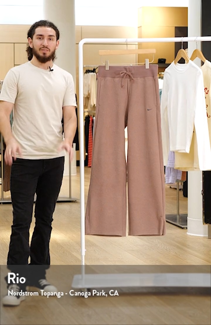 Nike Sportswear Phoenix Plush High Waist Wide Leg Fleece Pants