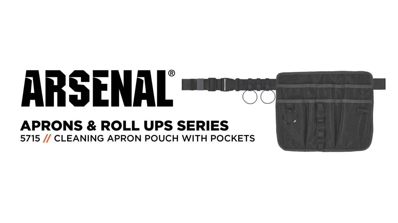 Cleaning Apron Pouch with Pockets