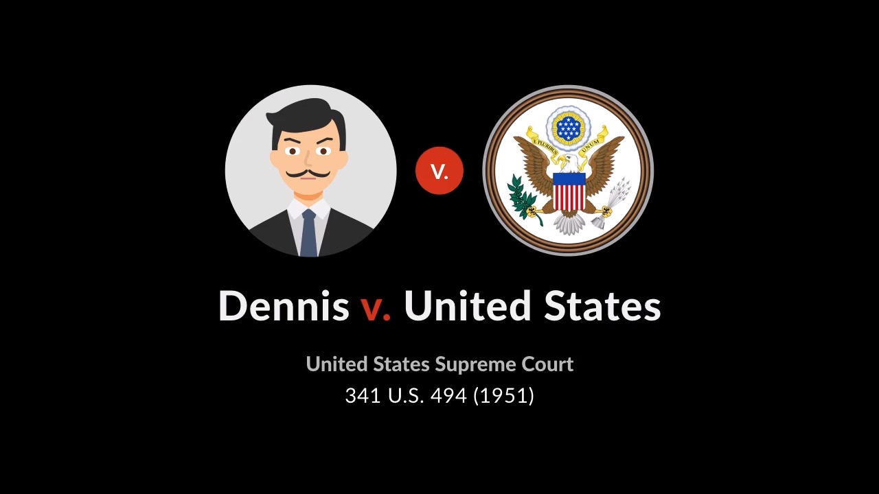 dennis v us case brief