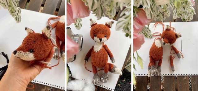 Baby Fox Knit Toy – Rookie Humans