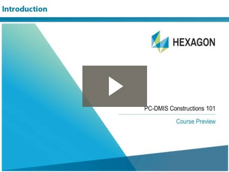 PC-DMIS Constructions 101 Preview