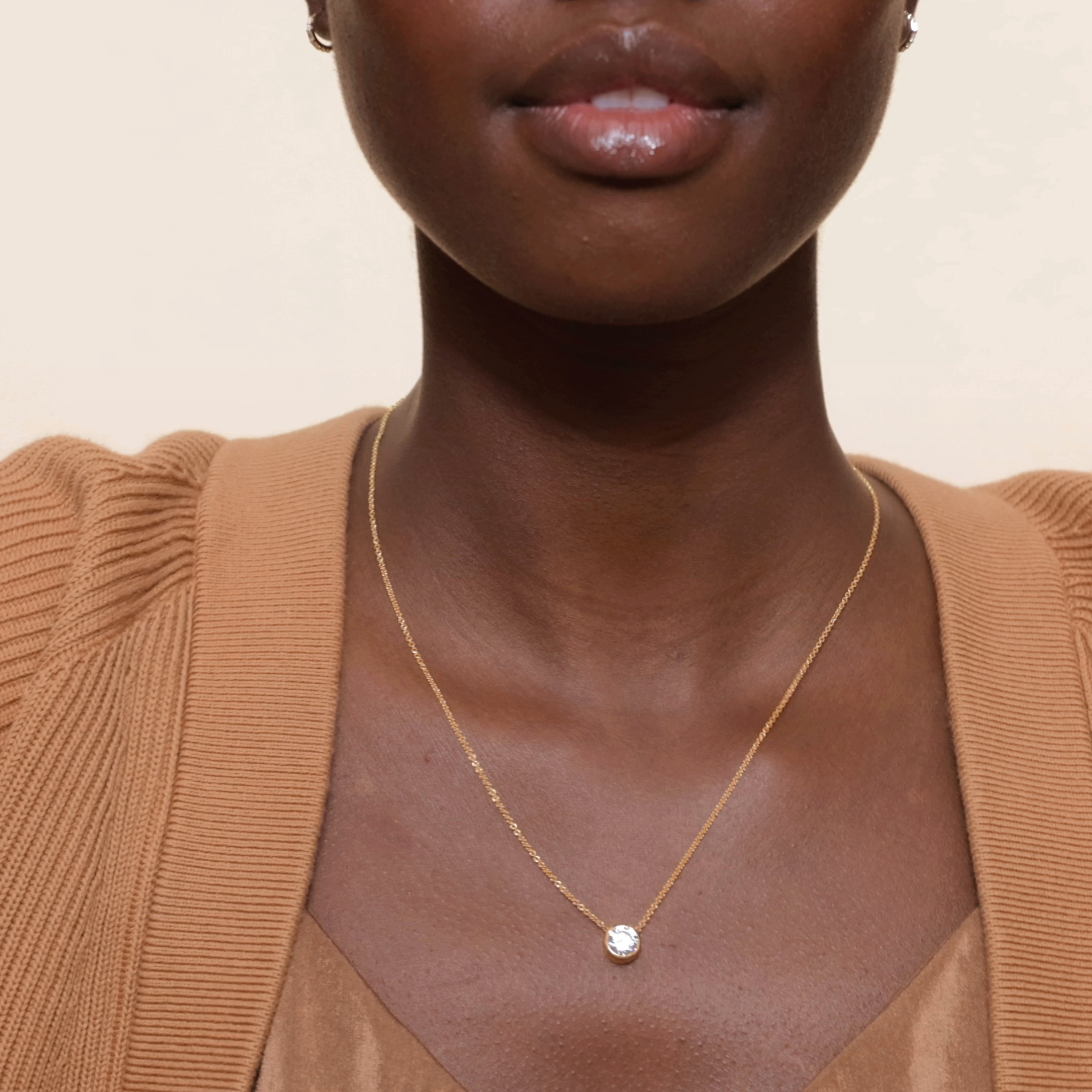 Bezel Pendant in 18K Yellow Gold | Brilliant Earth Bezel Pendant in 18K Yellow Gold | Brilliant Earth