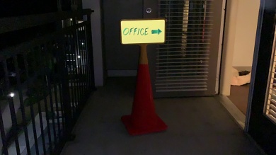 Write On Blank ConeBoss Sign
