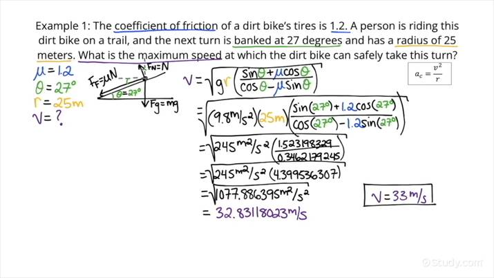 how-to-find-the-maximum-speed-of-an-object-moving-in-a-circular-path-on