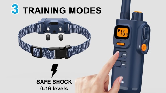 Bousnic 4000FT Extra Long Remote Range Waterproof Rechargeable Electronic Training Dog Collar