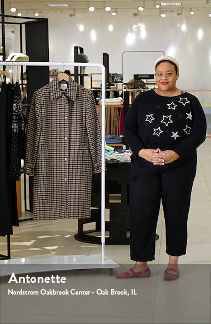 Vince Plaid Wool Blend Coat | Nordstrom