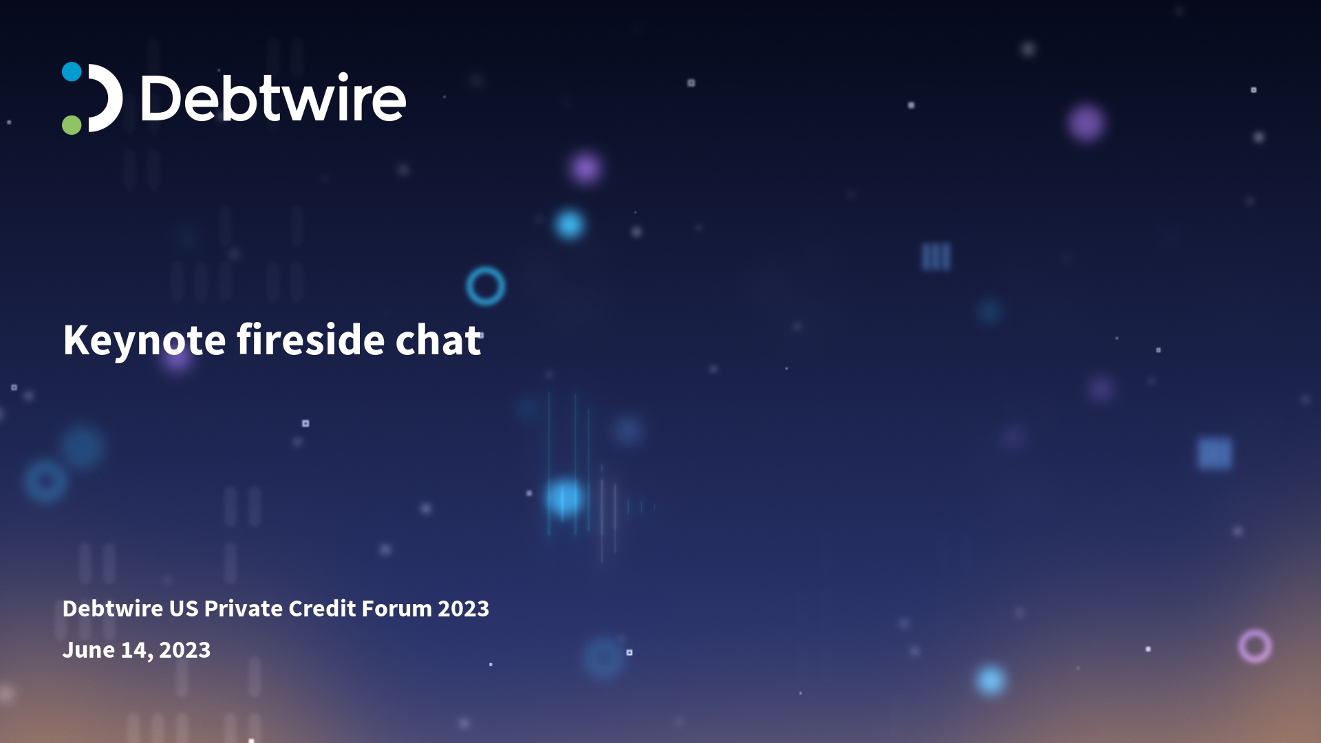 Agenda Debtwire US Private Credit Forum 2023