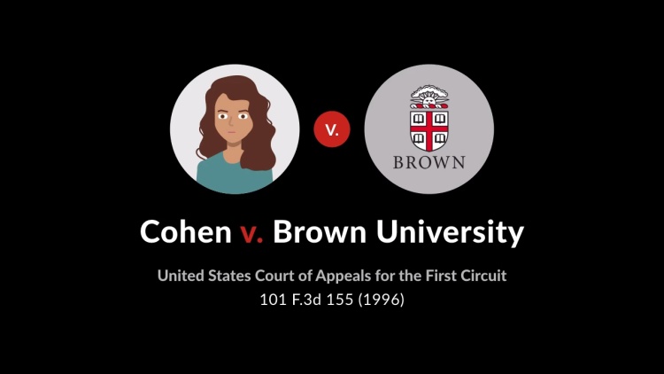Cohen v. Brown University