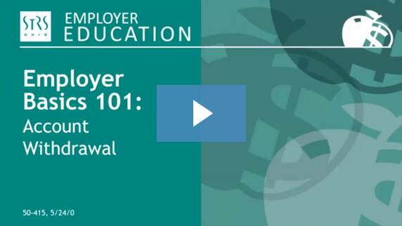 Thumbnail for the 'Employer Basics 101: Account Withdrawal' video.