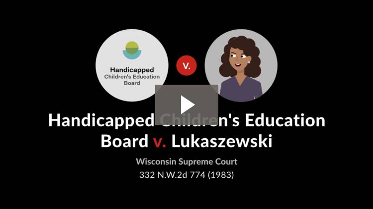 Handicapped Children's Education Board v. Lukaszewski, 332