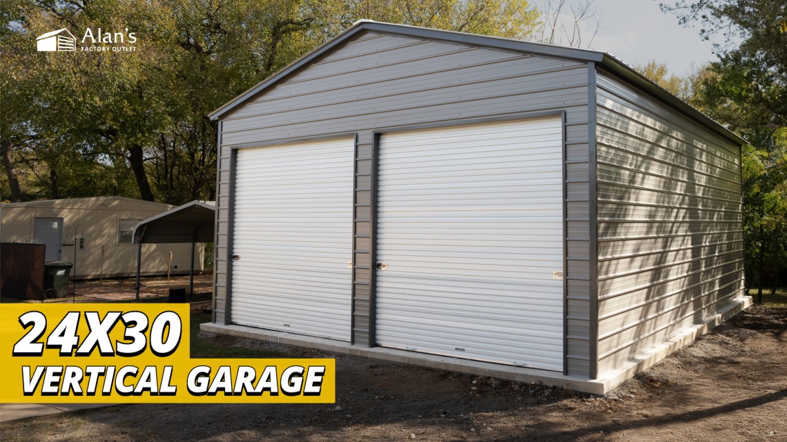 Video thumbnail for 24X30 - Vertical Garage