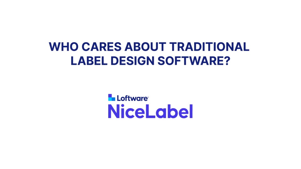 Who cares about traditional label design software?