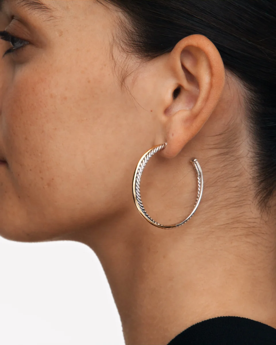 David Yurman Crossover Huggie Hoop Earrings | Nordstrom