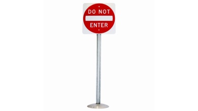 Lightweight Aluminum Sign base