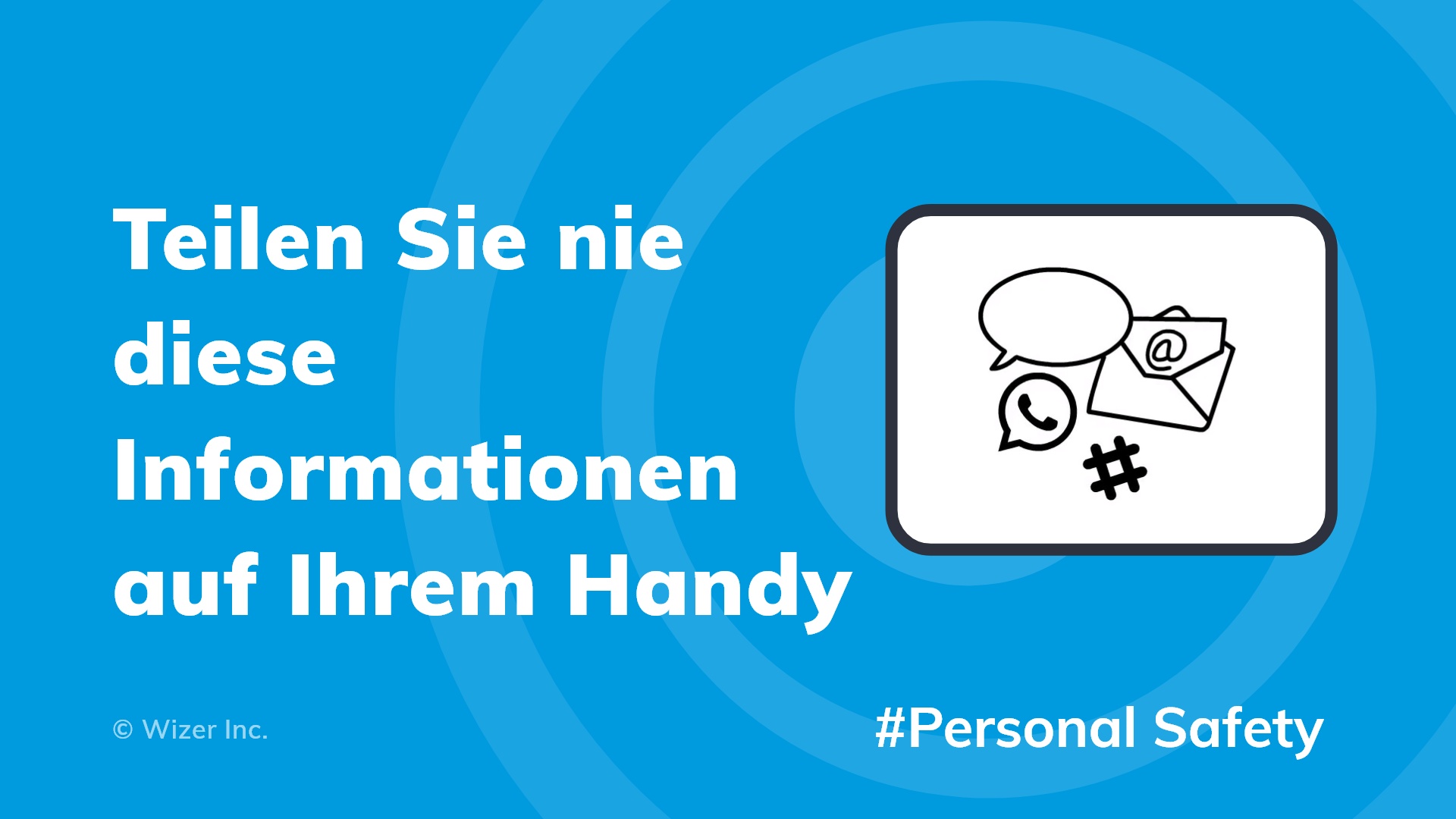 Teilen Sie nie diese Informationen auf Ihrem Handy