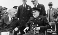 How did Churchill's wartime strategy change throughout the war?