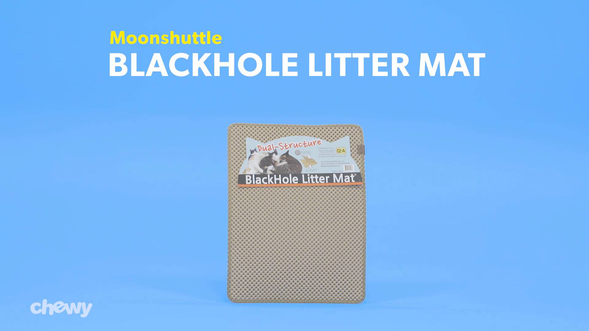 Moonshuttle blackhole hotsell litter mat