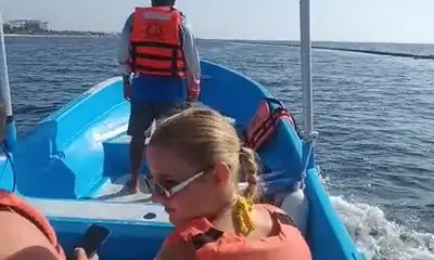 Boating with Rene Gustavo