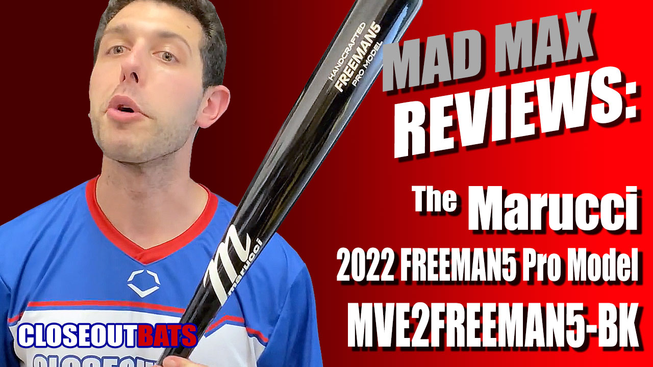 Marucci MVE2FREEMAN5-BK Freddie Freeman FREEMAN5 Pro Model Maple (2022)