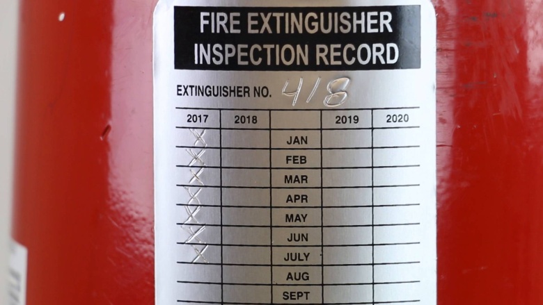 Aluminum Debossable 4-Year Extinguisher Label