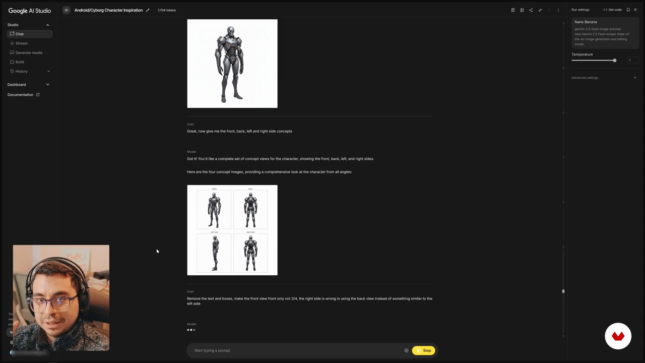 Generating 3D Concepts with Google AI Studio
