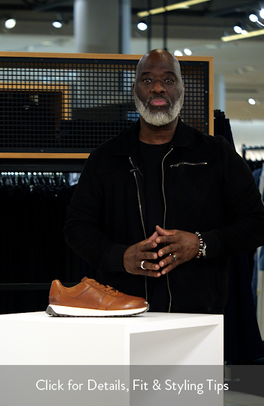 Clarks® Radwell Lace-Up Leather Sneaker (Men) | Nordstrom