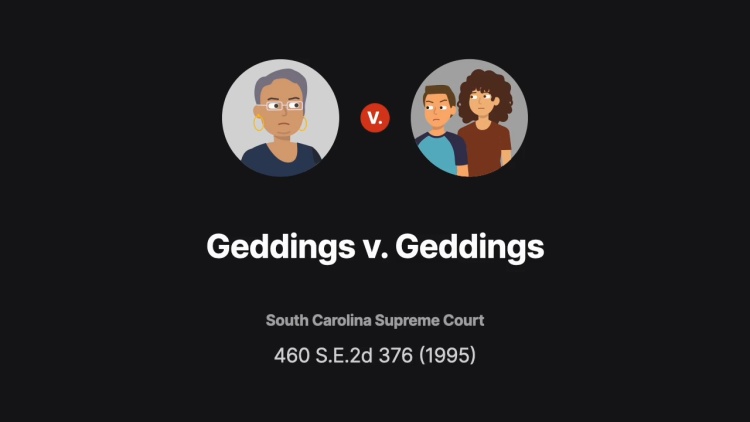 Geddings v. Geddings