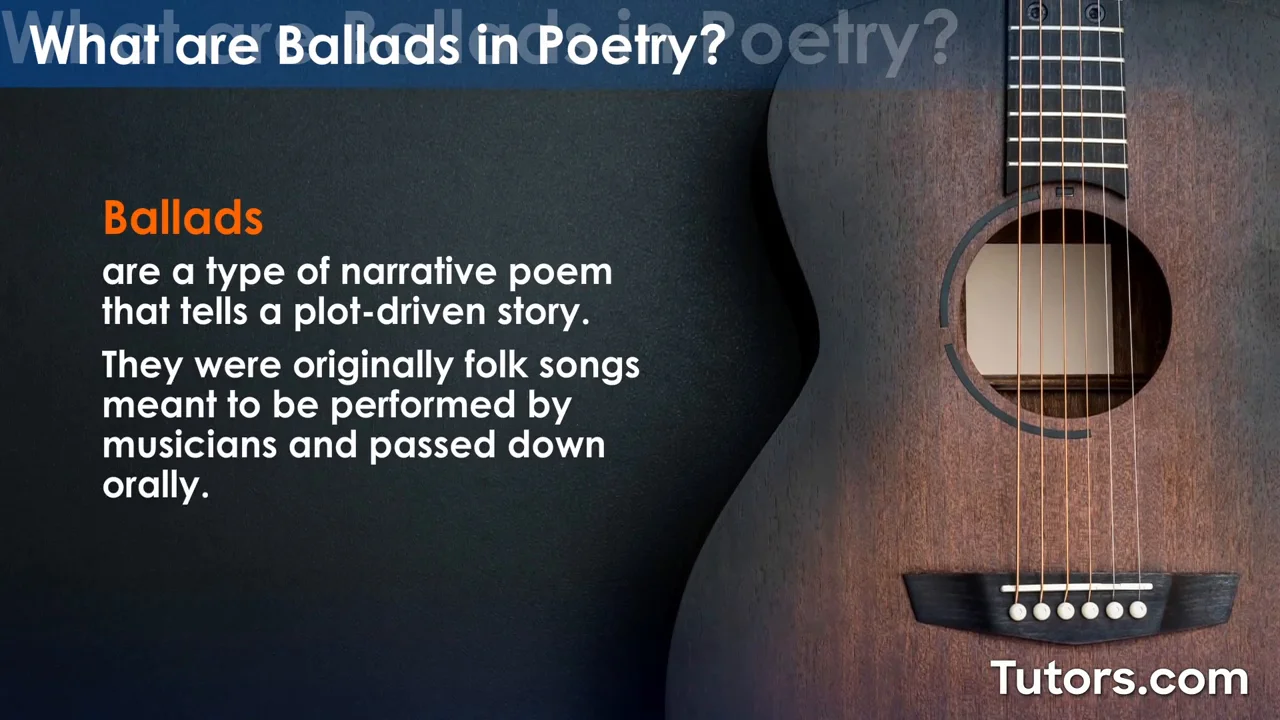 ballad examples