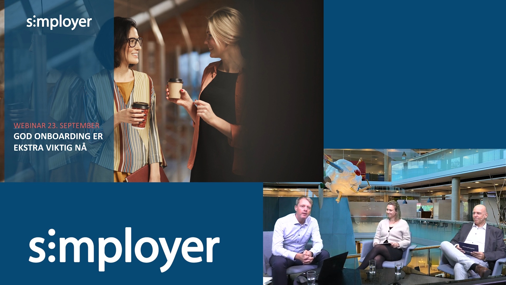 Se gratis webinar: Derfor er god onboarding ekstra viktig nå