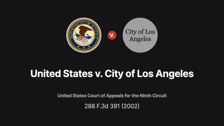 United States v. City of Los Angeles