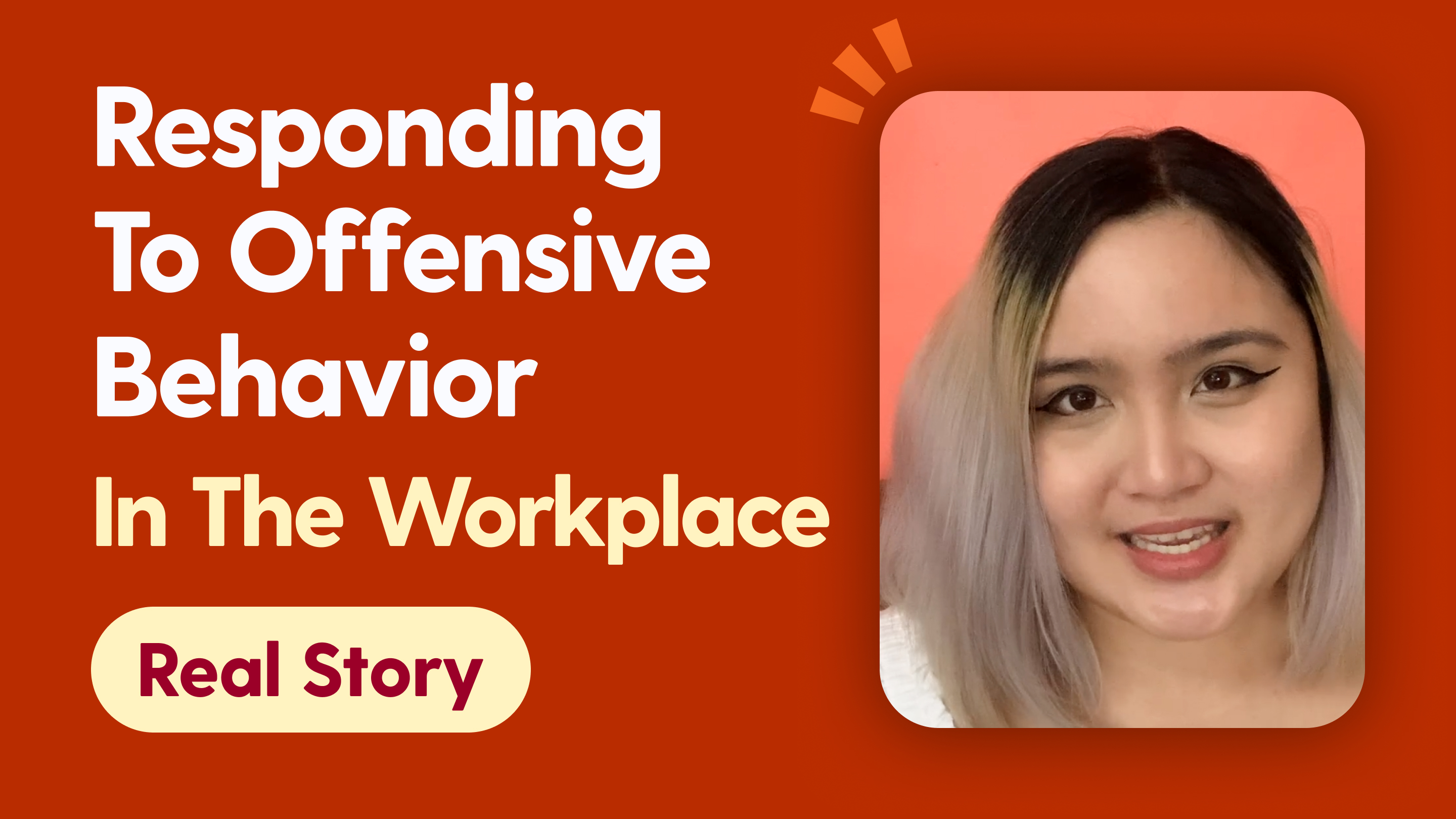 Responding To Offensive Behavior In the Workplace