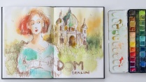 Felix Scheinberger Dare to Sketch and Urban Watercolor Sketching Book  Reviews - Kick in the Creatives