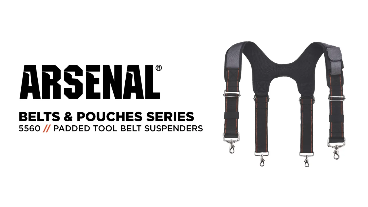 Padded Tool Belt Suspenders