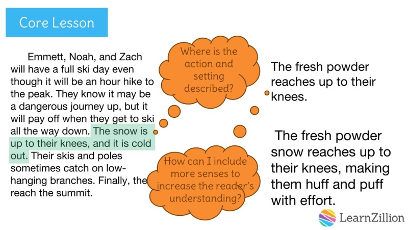 use-the-5-senses-to-describe-action-and-or-setting-il-classroom