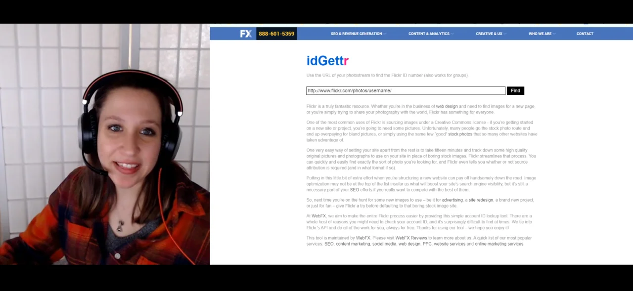 idGettr — Find your Flickr ID