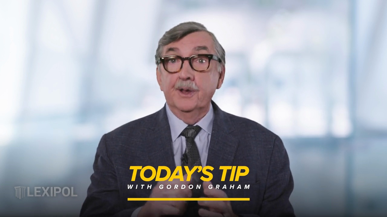 Today's Tip with Gordon Graham | Public Safety Tip of the Day