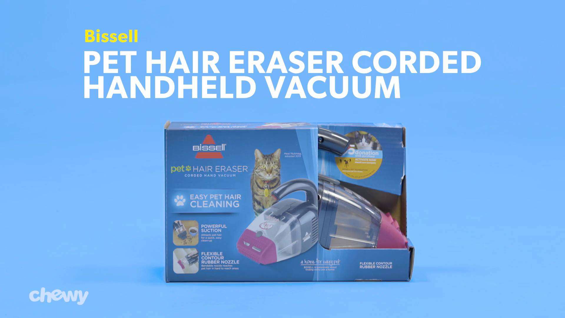 BISSELL Pet Hair Eraser Corded Handheld 