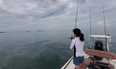 Daughter landed her first fish!