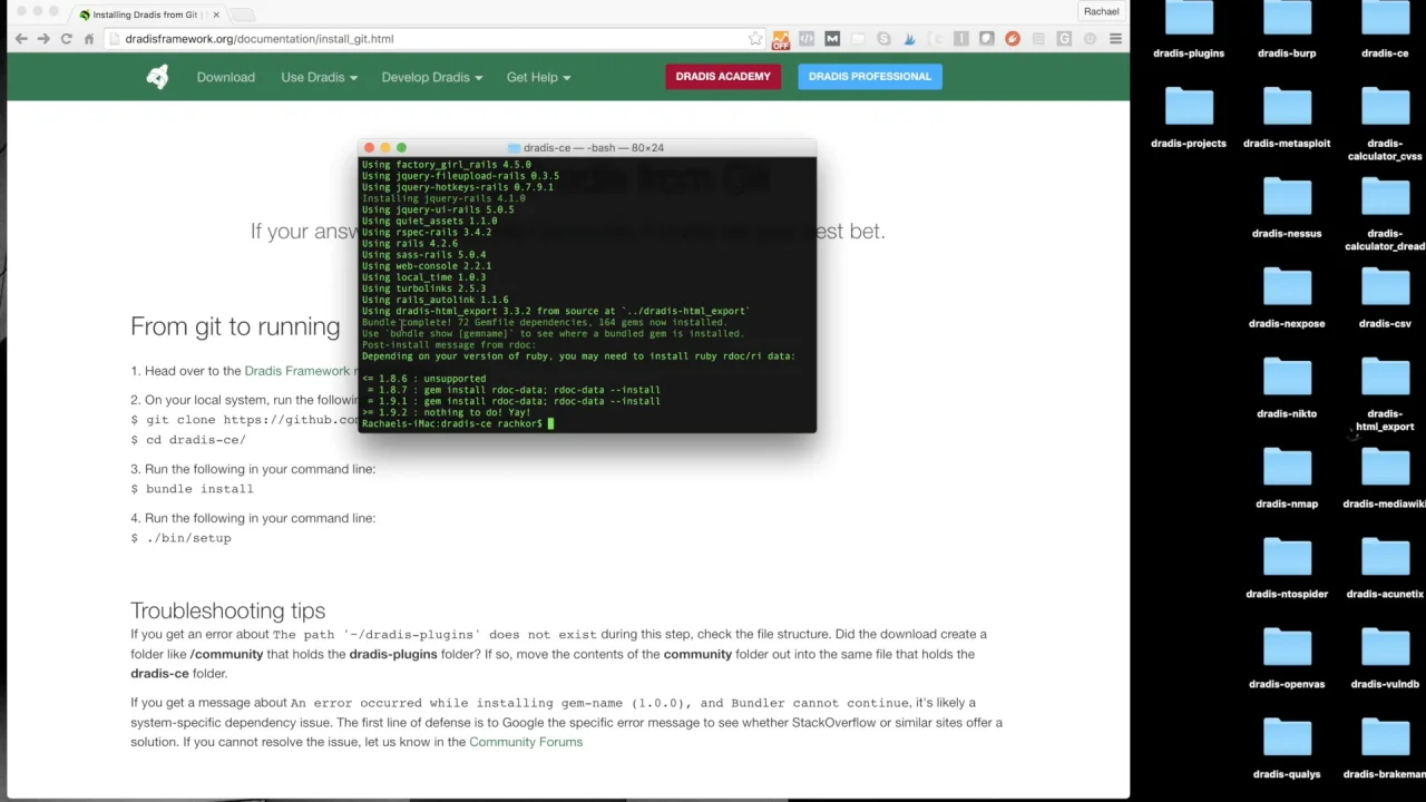 Installing Dradis From Git - Community Edition Videos - Dradis.