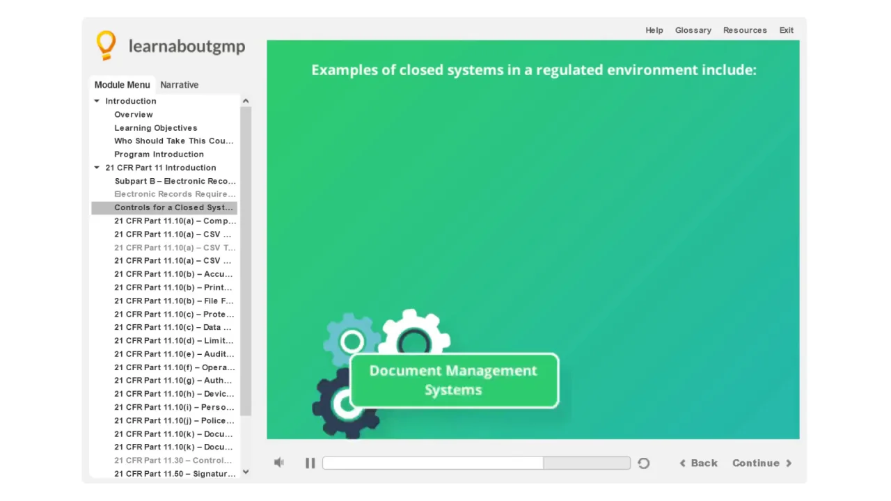 70. Examples of Closed Systems 21 CFR Part 11